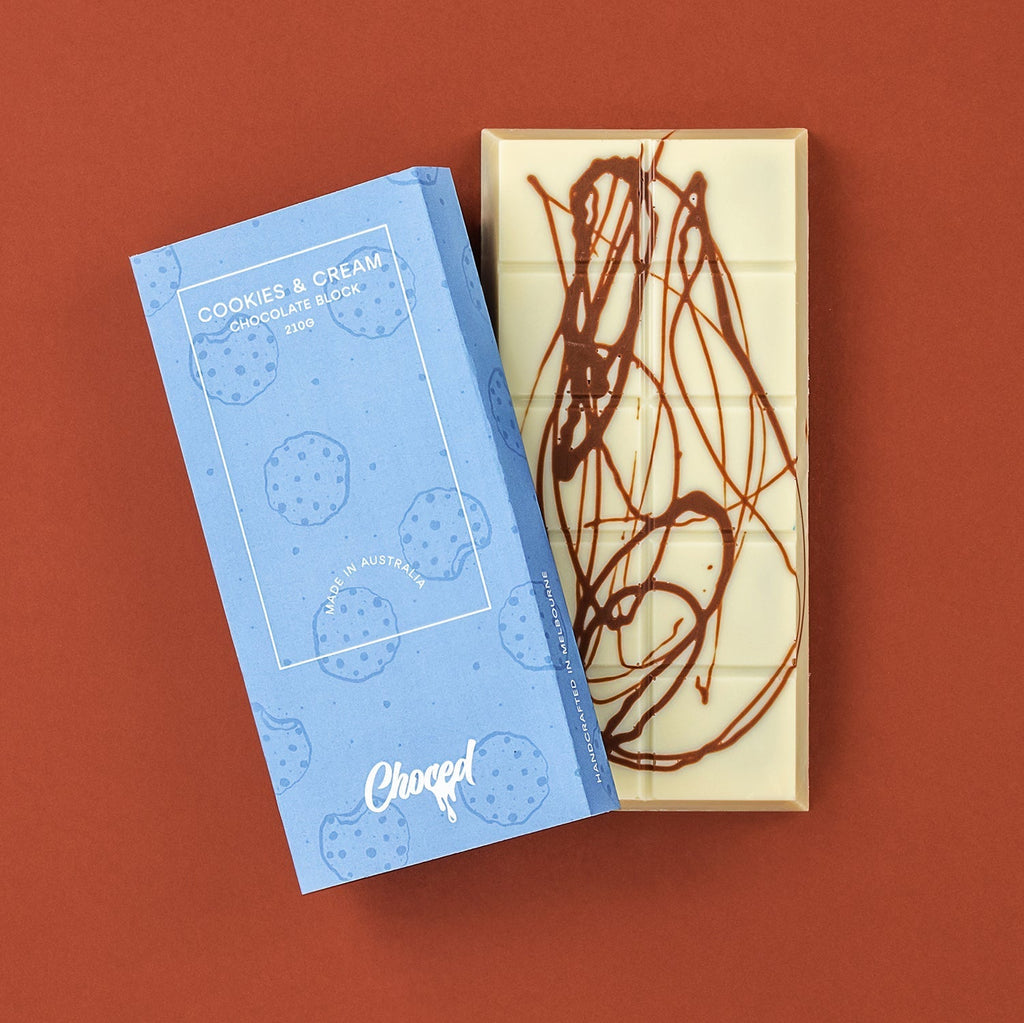 Cookies and Cream Chocolate Block - Choced