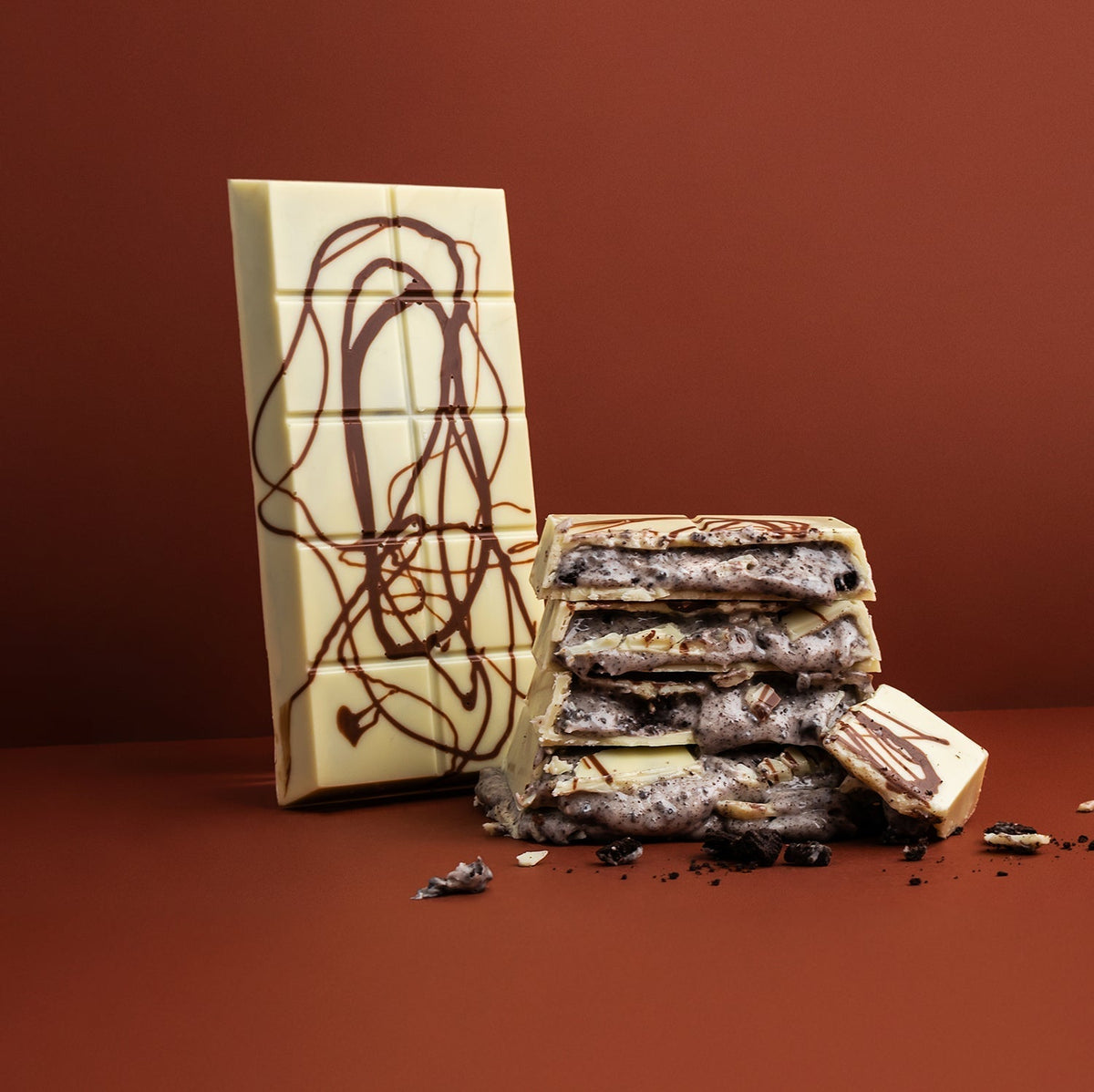 Cookies and Cream Chocolate Block - Choced